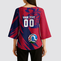 Personalized Norway Soccer Viking Champions Kimono Sleeve Blouse Football Norse Warrior Map Nordic Cross