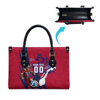 Personalized Norway Soccer Viking Champions Leather Bag Football Norse Warrior Map Nordic Cross