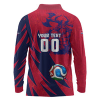 Personalized Norway Soccer Viking Champions Long Sleeve Polo Shirt Football Norse Warrior Map Nordic Cross