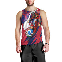 Personalized Norway Soccer Viking Champions Men Tank Top Football Norse Warrior Map Nordic Cross