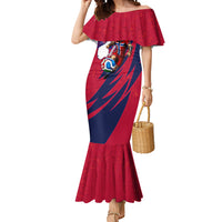 Personalized Norway Soccer Viking Champions Mermaid Dress Football Norse Warrior Map Nordic Cross