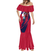Personalized Norway Soccer Viking Champions Mermaid Dress Football Norse Warrior Map Nordic Cross