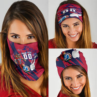 Personalized Norway Soccer Viking Champions Neck Gaiter Football Norse Warrior Map Nordic Cross