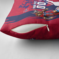 Personalized Norway Soccer Viking Champions Pillow Cover Football Norse Warrior Map Nordic Cross