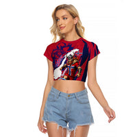 Personalized Norway Soccer Viking Champions Raglan Cropped T Shirt Football Norse Warrior Map Nordic Cross