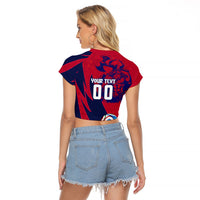 Personalized Norway Soccer Viking Champions Raglan Cropped T Shirt Football Norse Warrior Map Nordic Cross