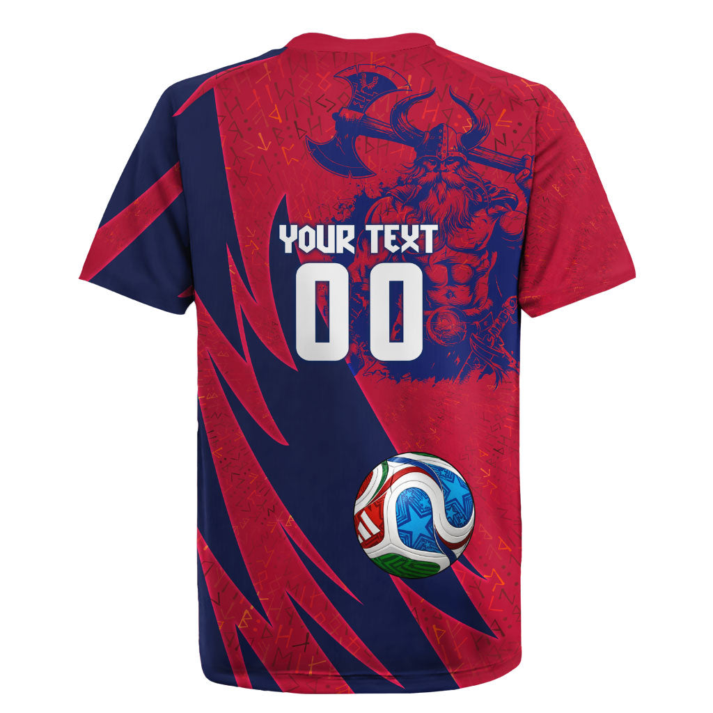 Personalized Norway Soccer Viking Champions Rugby Jersey Football Norse Warrior Map Nordic Cross