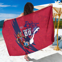 Personalized Norway Soccer Viking Champions Sarong Football Norse Warrior Map Nordic Cross