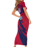 Personalized Norway Soccer Viking Champions Short Sleeve Bodycon Dress Football Norse Warrior Map Nordic Cross