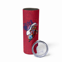 Personalized Norway Soccer Viking Champions Skinny Tumbler Football Norse Warrior Map Nordic Cross