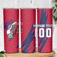 Personalized Norway Soccer Viking Champions Skinny Tumbler Football Norse Warrior Map Nordic Cross
