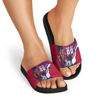 Personalized Norway Soccer Viking Champions Slide Sandals Football Norse Warrior Map Nordic Cross