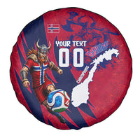 Personalized Norway Soccer Viking Champions Spare Tire Cover Football Norse Warrior Map Nordic Cross