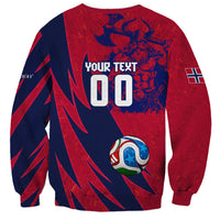 Personalized Norway Soccer Viking Champions Sweatshirt Football Norse Warrior Map Nordic Cross