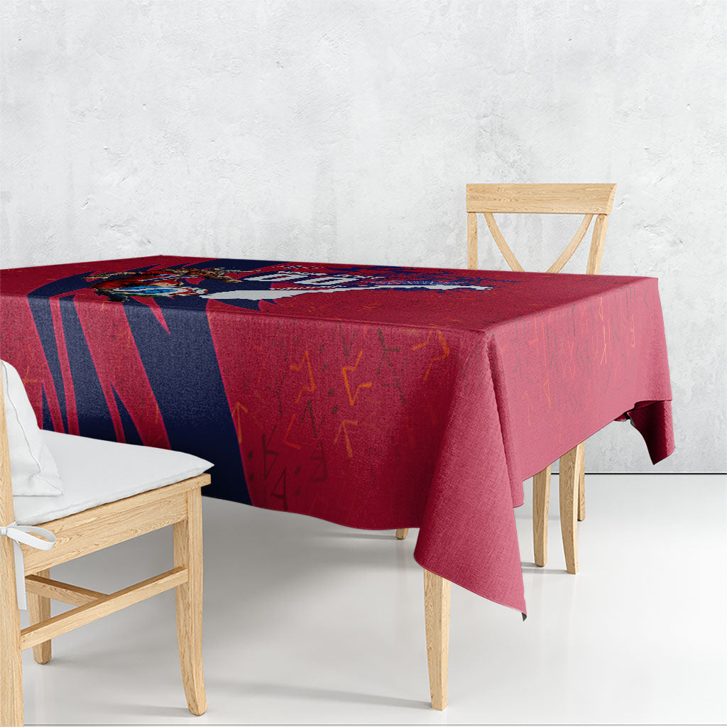 Personalized Norway Soccer Viking Champions Tablecloth Football Norse Warrior Map Nordic Cross