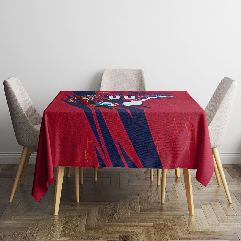 Personalized Norway Soccer Viking Champions Tablecloth Football Norse Warrior Map Nordic Cross