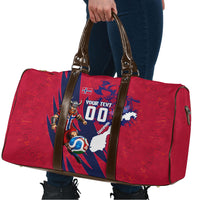 Personalized Norway Soccer Viking Champions Travel Bag Football Norse Warrior Map Nordic Cross