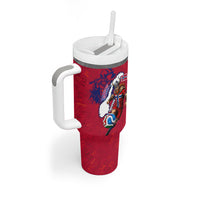 Personalized Norway Soccer Viking Champions Tumbler With Handle Football Norse Warrior Map Nordic Cross