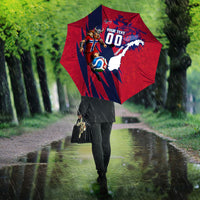Personalized Norway Soccer Viking Champions Umbrella Football Norse Warrior Map Nordic Cross