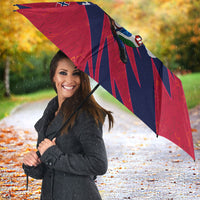 Personalized Norway Soccer Viking Champions Umbrella Football Norse Warrior Map Nordic Cross
