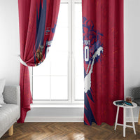 Personalized Norway Soccer Viking Champions Window Curtain Football Norse Warrior Map Nordic Cross