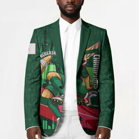 Personalized Algeria Football Champions Blazer Fennec Fox Mascot - Algiers Martyrs Memorial