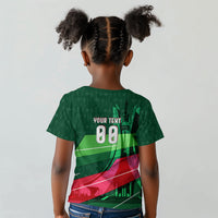 Personalized Algeria Football Champions Kid T shirt Fennec Fox Mascot - Algiers Martyrs Memorial