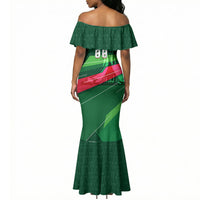 Personalized Algeria Football Champions Mermaid Dress Fennec Fox Mascot - Algiers Martyrs Memorial