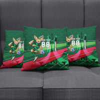 Personalized Algeria Football Champions Pillow Cover Fennec Fox Mascot - Algiers Martyrs Memorial