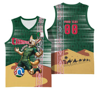Personalized Algeria Champions Football 2026 Basketball Jersey Fennec Fox Victory Mascot - Traditional Berber Pattern