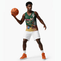 Personalized Algeria Champions Football 2026 Basketball Jersey Fennec Fox Victory Mascot - Traditional Berber Pattern