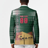 Personalized Algeria Champions Football 2026 Blazer Fennec Fox Victory Mascot - Traditional Berber Pattern