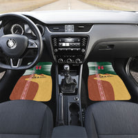 Personalized Algeria Champions Football 2026 Car Mats Fennec Fox Victory Mascot - Traditional Berber Pattern
