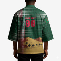 Personalized Algeria Champions Football 2026 Kimono Fennec Fox Victory Mascot - Traditional Berber Pattern