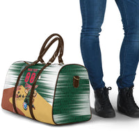Personalized Algeria Champions Football 2026 Travel Bag Fennec Fox Victory Mascot - Traditional Berber Pattern