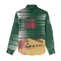 Personalized Algeria Champions Football 2026 Women Casual Shirt Fennec Fox Victory Mascot - Traditional Berber Pattern