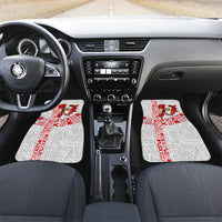 Peru Independence Day Car Mats Peruvian Flag Coat of Arms Inca Pattern