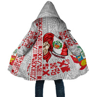 Peru Independence Day Cloak Peruvian Flag Coat of Arms Inca Pattern