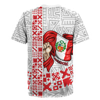Peru Independence Day Rugby Jersey Peruvian Flag Coat of Arms Inca Pattern