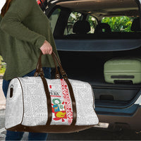 Peru Independence Day Travel Bag Peruvian Flag Coat of Arms Inca Pattern