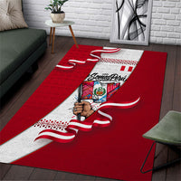 Somos Peru Independence Day Area Rug Inti Sun God Andean Condor Tribal