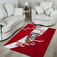 Somos Peru Independence Day Area Rug Inti Sun God Andean Condor Tribal