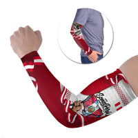 Somos Peru Independence Day Arm Sleeves Inti Sun God Andean Condor Tribal