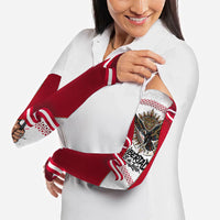 Somos Peru Independence Day Arm Sleeves Inti Sun God Andean Condor Tribal