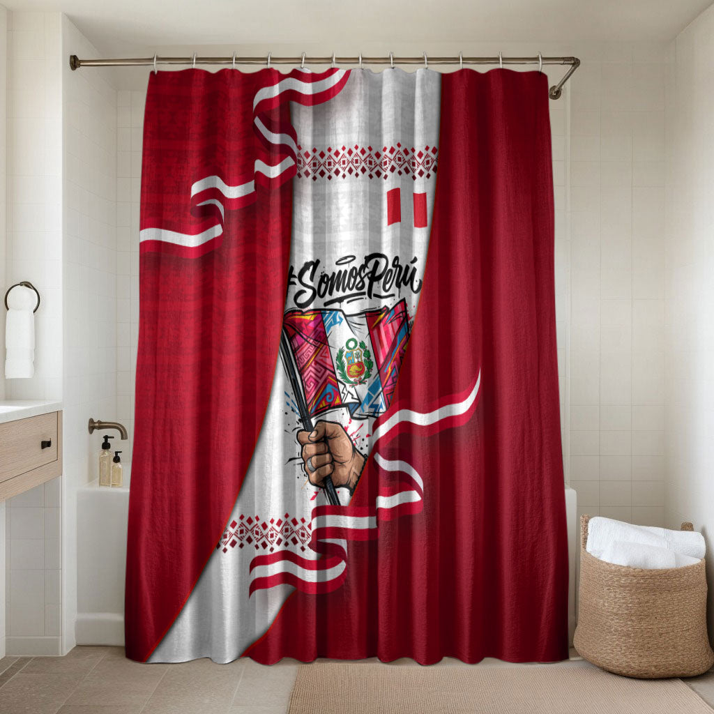 Somos Peru Independence Day Bathroom Set Inti Sun God Andean Condor Tribal