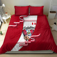 Somos Peru Independence Day Bedding Set Inti Sun God Andean Condor Tribal