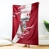 Somos Peru Independence Day Blanket Inti Sun God Andean Condor Tribal