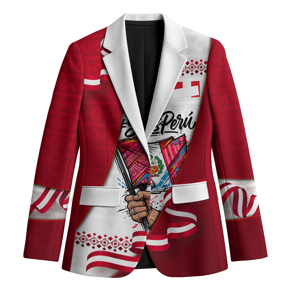 Somos Peru Independence Day Blazer Inti Sun God Andean Condor Tribal