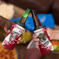 Somos Peru Independence Day 4 in 1 Can Cooler Tumbler Inti Sun God Andean Condor Tribal