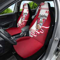 Somos Peru Independence Day Car Seat Cover Inti Sun God Andean Condor Tribal